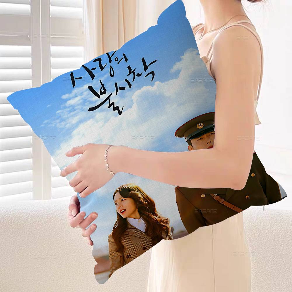 Korean Crash Landing On You Personalized Pillow Dust Cover Bedroom Kids Party Decoration Pillowcase Birthday Children Gift