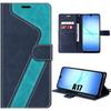 Protective Case - BOOLING - for Samsung Galaxy A17 4G/5G - Blue Flip Case - Anti-Scratch - Shockproof