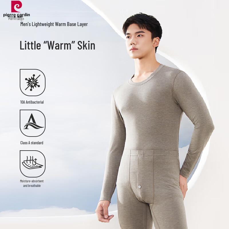 Pierre Cardin Men's Bamboo Fiber Thermal Base Layer Collection