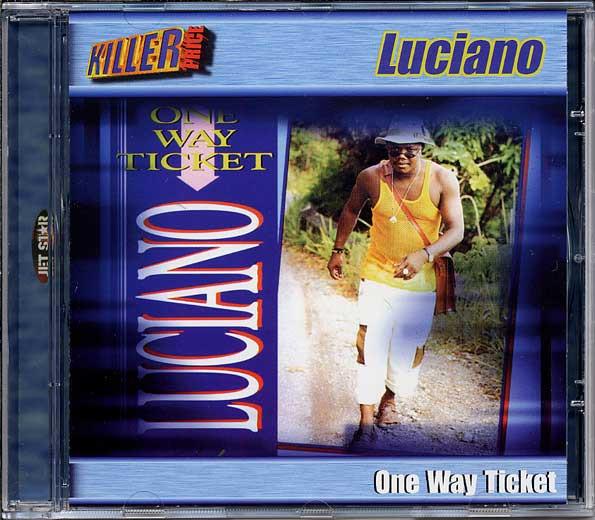 CD LUCIANO One Way Ticket KPCRCD41 Jet Star 1998 UK Регги Ска Даб Б/у