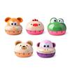 Mechanical Kitchen Timers Cartoon Animal Shape Accurate 60 Minutes Manual Timer for Students
