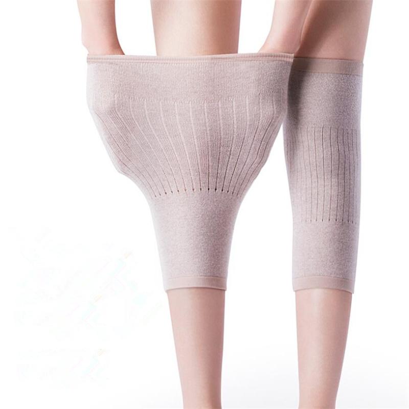 1 Pair Cashmere Warm Kneepad Wool Knee Support Men and Women Cycling Lengthen Prevent Arthritis Knee Pad Unisex Thermal Knee