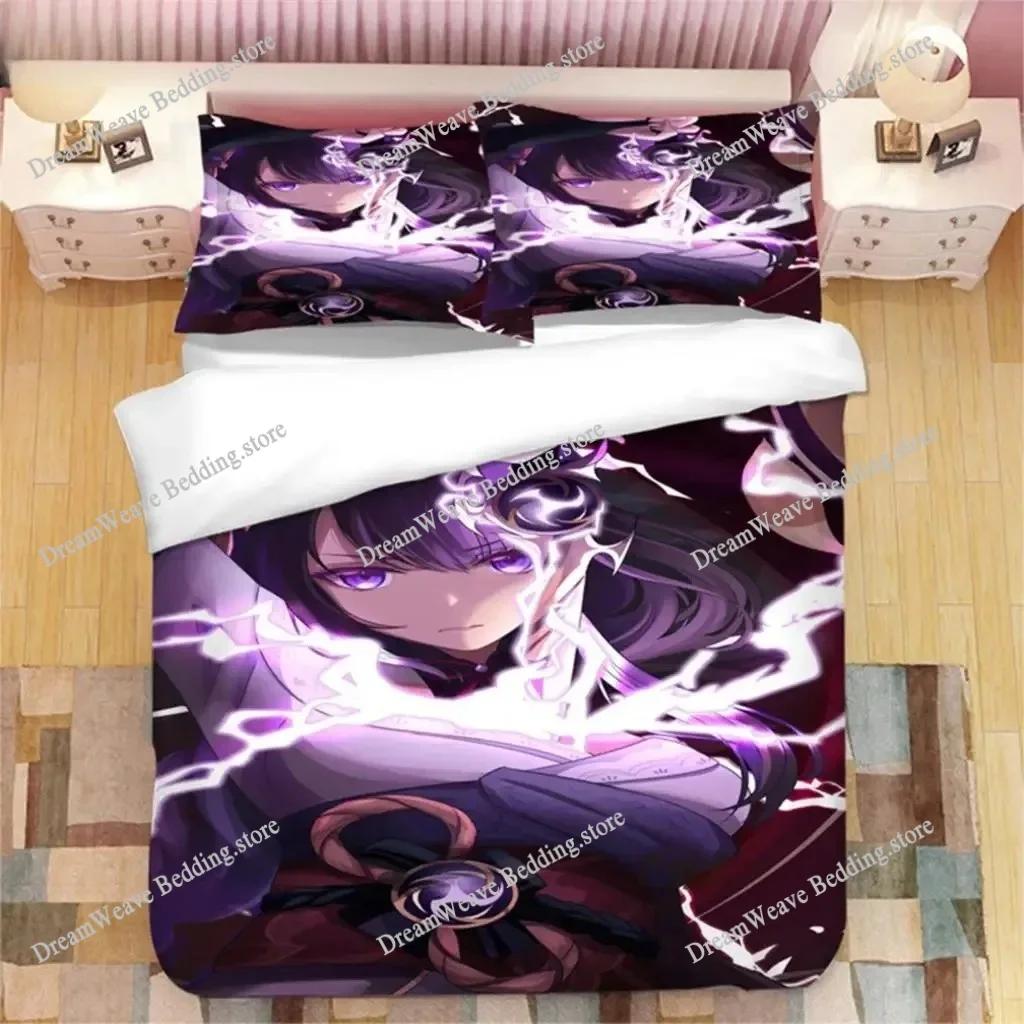Genshin Impact Bedding Set Genshin Imctpa Tighnari Duvet Cover Pillow Case Kids Adult Size Custom Bedclothes Home Textileextile