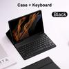 Чехол с клавиатурой Bluetooth для Samsung Galaxy Tab S8 Ultra 14,6 дюймов (2022 г.), 12 дюймов Tab A9 S9 Fe, кожаный чехол с держателем S Pen, чехол для планшета