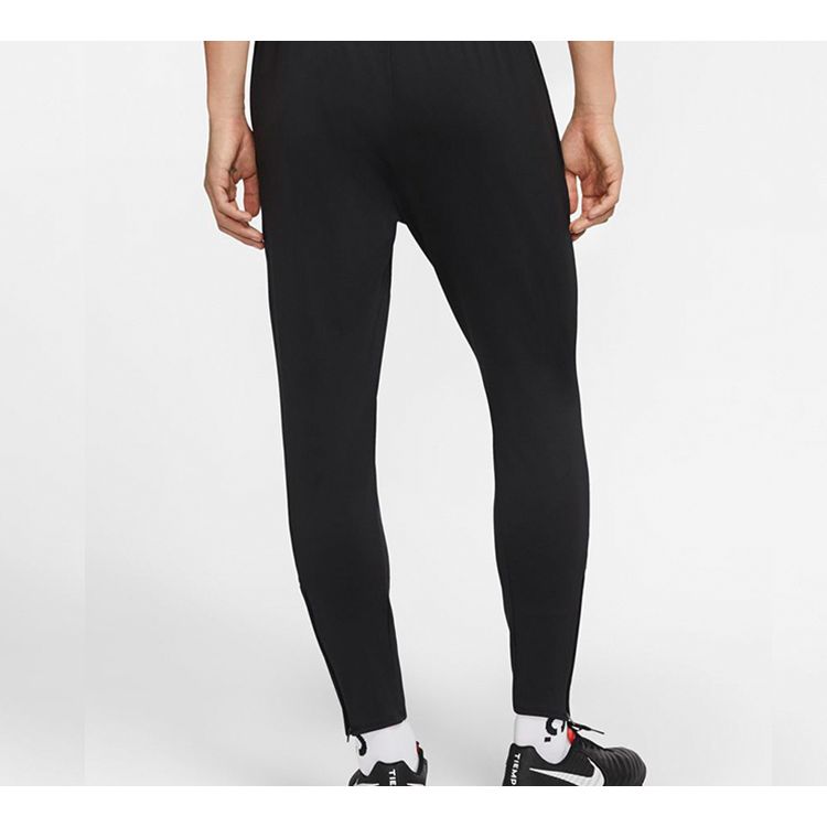 Nike ФК. Вязаные футбольные брюки Essential Dri-Fit, мужские брюки, черные CD0577-010