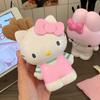 Sanrio Кавайный Май Мелоди Аниме Хелло Китти Подставка для ручек Милый Мультяшный Канцелярский Органайзер для кистей для макияжа Настольное украшение Подарки Игрушка