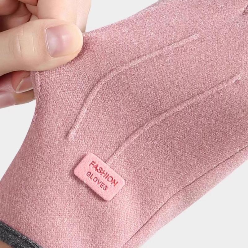 Зимние перчатки для женщин и мужчин, теплые перчатки с сенсорным экраном, защита от холода, варежки с полными пальцами, уличные велосипедные толстые перчатки