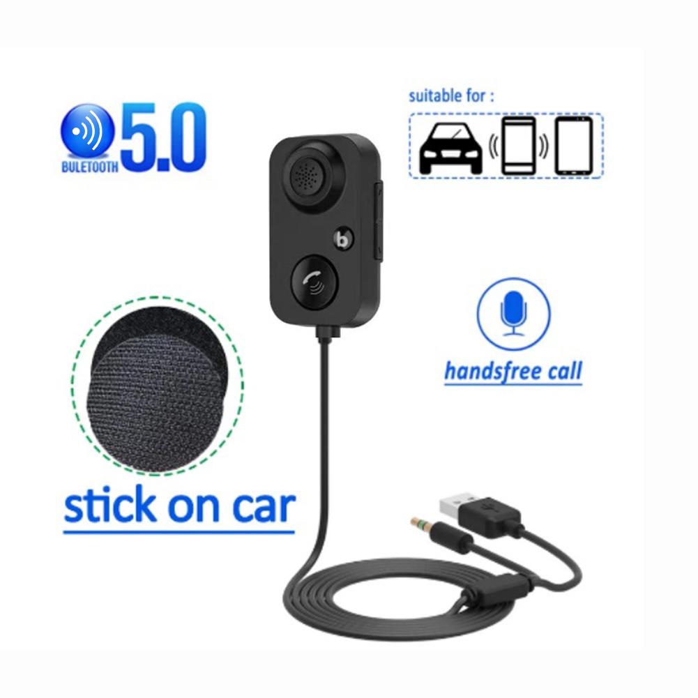 Автомобильный ресивер с поддержкой Bluetooth, USB, AUX, беспроводной автоприемник, USB FM-модулятор для громкой связи, автомобильный усилитель, динамик, наушники