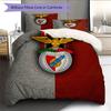 SL Benfica Pattern Bedding Quilt Set  Home Decoration  Gift (1 * duvet cover + 2 * pillowcase  without core)