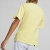 Puma Женская футболка с коротким рукавом, пуловер с круглым вырезом, с принтом животного, желтая 673107-42