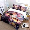 Cherry Blossom Geisha Design Bedding Duvet Cover Set  (1*Duvet Cover 2*Pillowcases, without duvet insert)