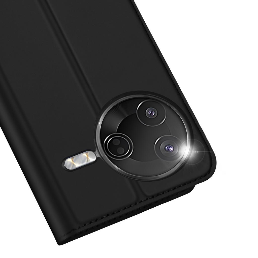 For Xiaomi Poco F7 Pro 5G/Xiaomi Redmi K80 5G Case DUX DUCIS Skin Pro Series Leather Stand Cover Card Holder