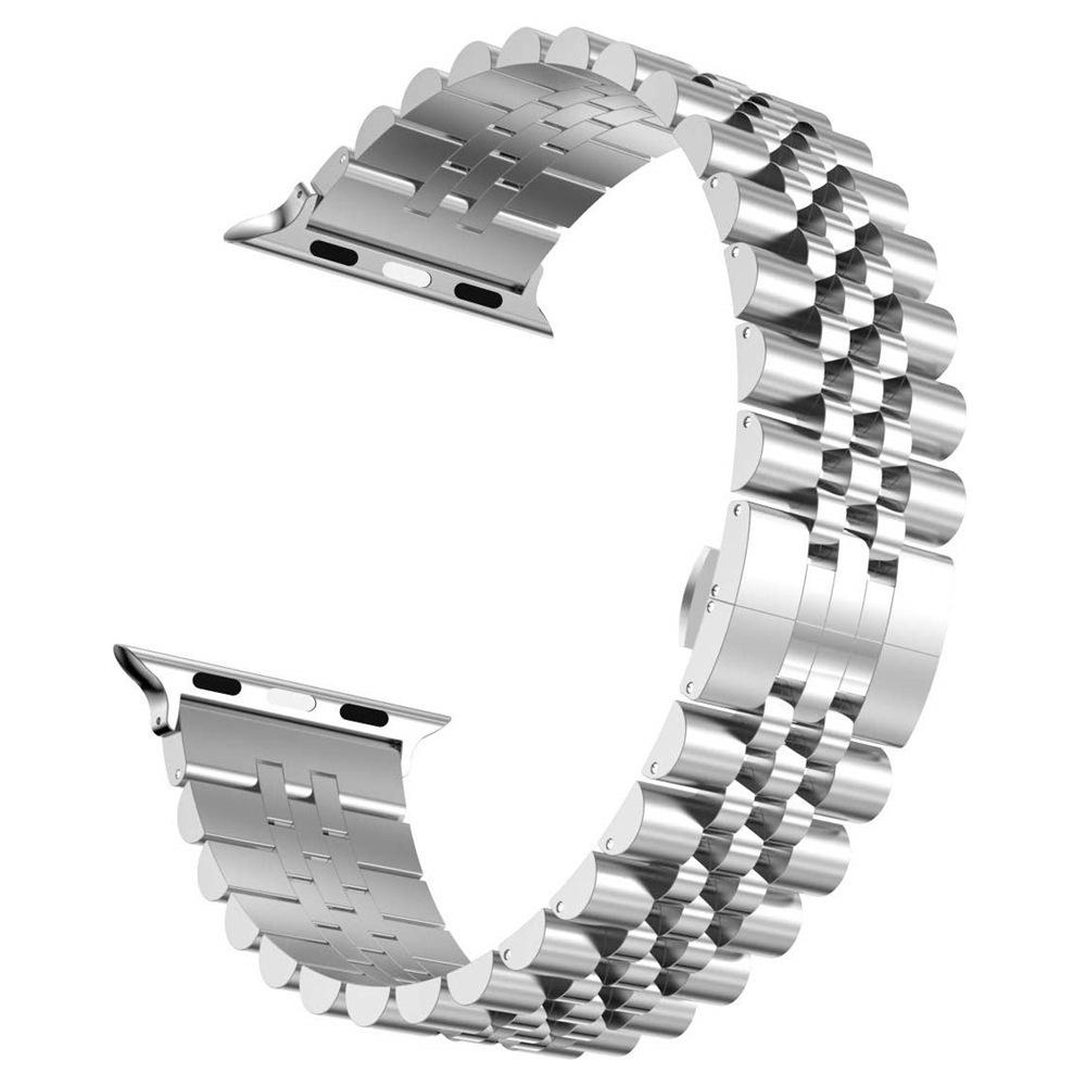 Прочный ремешок для часов из нержавеющей стали для Apple iWatch, Xiaomi S10 и Huawei GT5