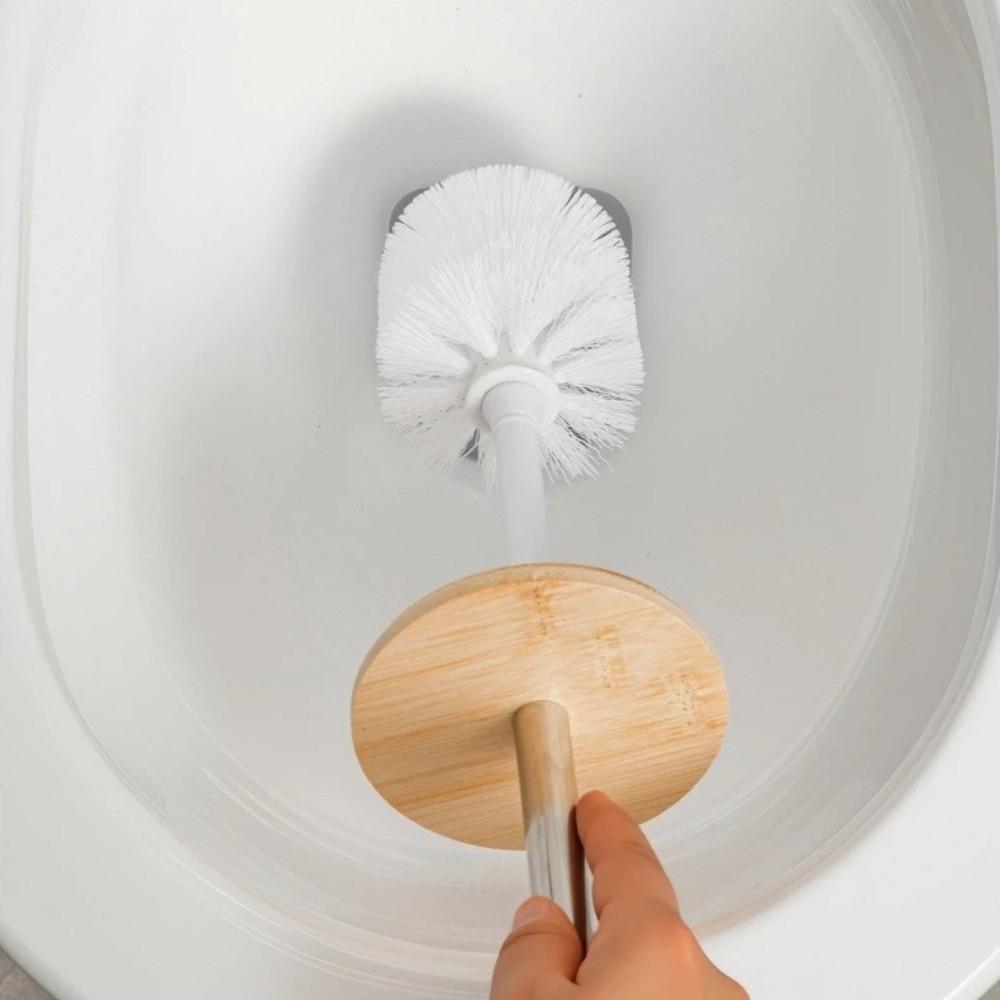 Standing Base Toilet Brush Set Long Handle Toilet Rim Cleaner Brush Bathroom Toilet Brush Bathroom