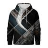 Men's Knit Hooded Sweatshirt Casual Long-Sleeve Sweatshirt