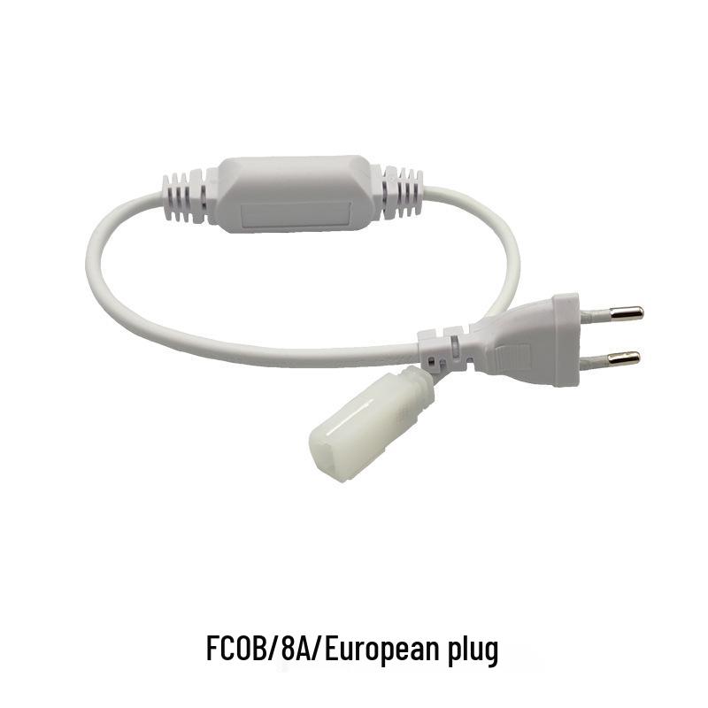 Светодиодная лента FCOB 220 В с равномерной высокой яркостью, без видимых точек, с возможностью резки каждые 10 см, самоклеящаяся основа