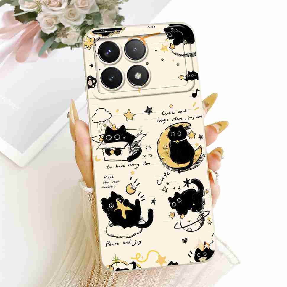 Fashion Luxury Painting For Redmi K70E 2311DRK48C Case Silicone Back Cover For Redmi K 70E K70e 5G Phone Cases Bumper Capa