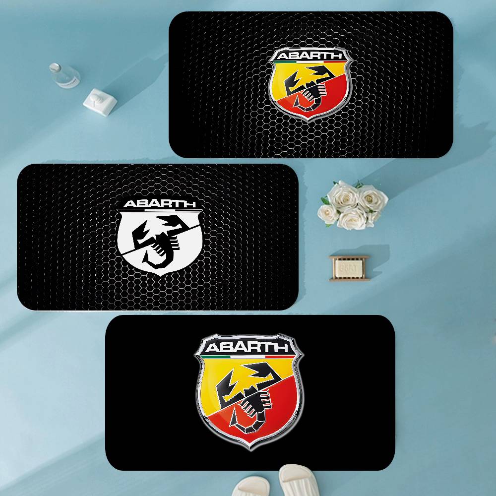 A-Abarth Ванный коврик Детская комната Декор спальни Балкон Противоскользящий коврик для двери Гостиная Приветственный ковер