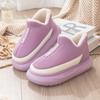 New Winter Warm and Anti Slip Fashionable Bag with Cotton Slippers and Soft Soles for Home and Indoor Use Thick Soled Cotton Shoes for Women