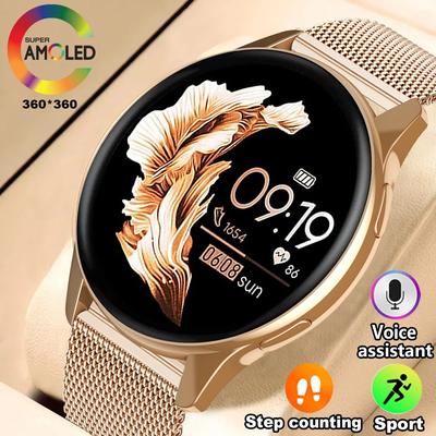 SACOSDING 2024 умные часы женские умные часы для женщин розовые наручные часы женские Bluetooth звонок фитнес-часы для девушек умный браслет женский