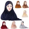 Women Hijab Amira Instant Scarf Shawl Muslim Turban Wrap Headscarf Stole Islamic