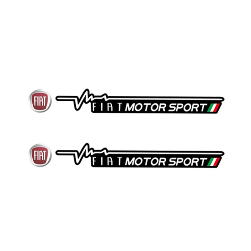 ABCO1 2Pcs Car Body Window Wiper Stickers Decals Accessories For FIAT Abarth Pulse Panda Tipo Strada 600 500X Mobi Doblo Fullback Toro