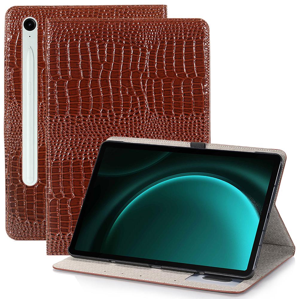 Чехол для Samsung Galaxy Tab S10 FE/S9 FE, подставка для просмотра, кожаный кошелек, чехол для планшета