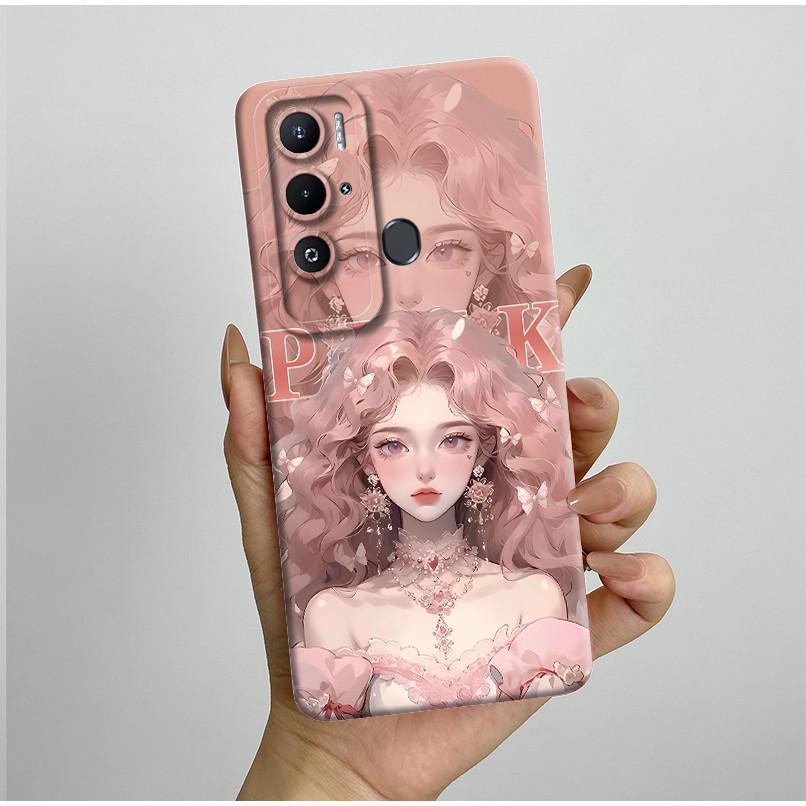 For Tecno Pova Neo Case LE6 LE6h Kawaii Cat Butterfly Flowers Fundas Silicone Soft Cover Case For Tecno Pova Neo PovaNeo Bumper