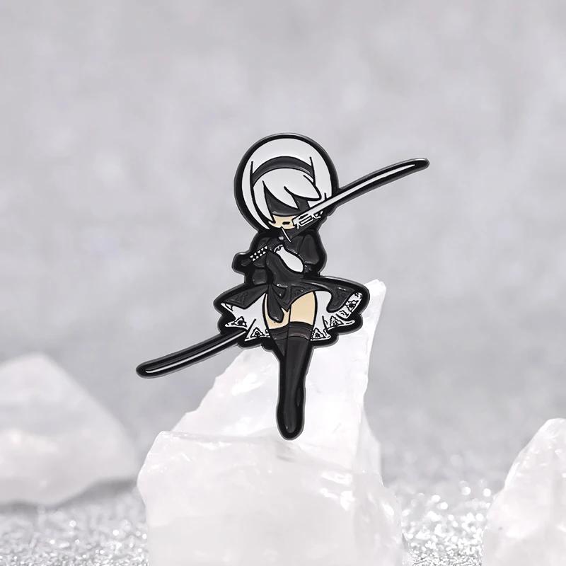 Custom Adventure Game Brooches Lapel Badges Cartoon Characters Enamel Pins Cartoon Funny Jewelry Gift for Kids Friends