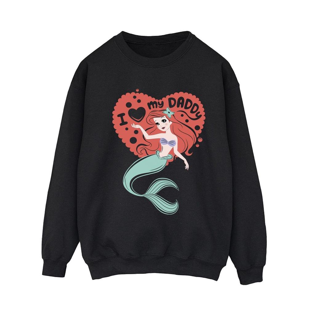 Disney Womens/Ladies The Little Mermaid Love Daddy Sweatshirt