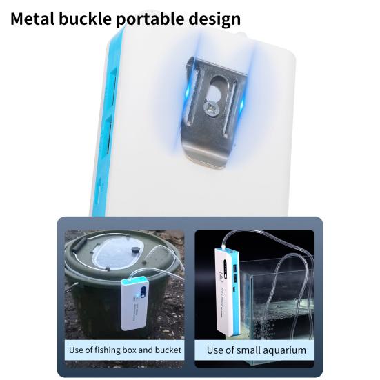 USB Воздушный насос Многофункциональный Мощный воздушный поток Портативный Погружной фильтр-насос для аквариума