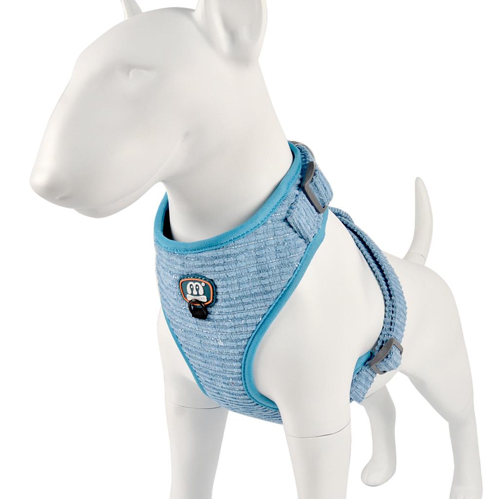 MIDEPET Luxury Dogs Pet Harness Leash Set High Quality Reflective Polyester/Nylon Adjustable with Escape Proof Neck Buckles