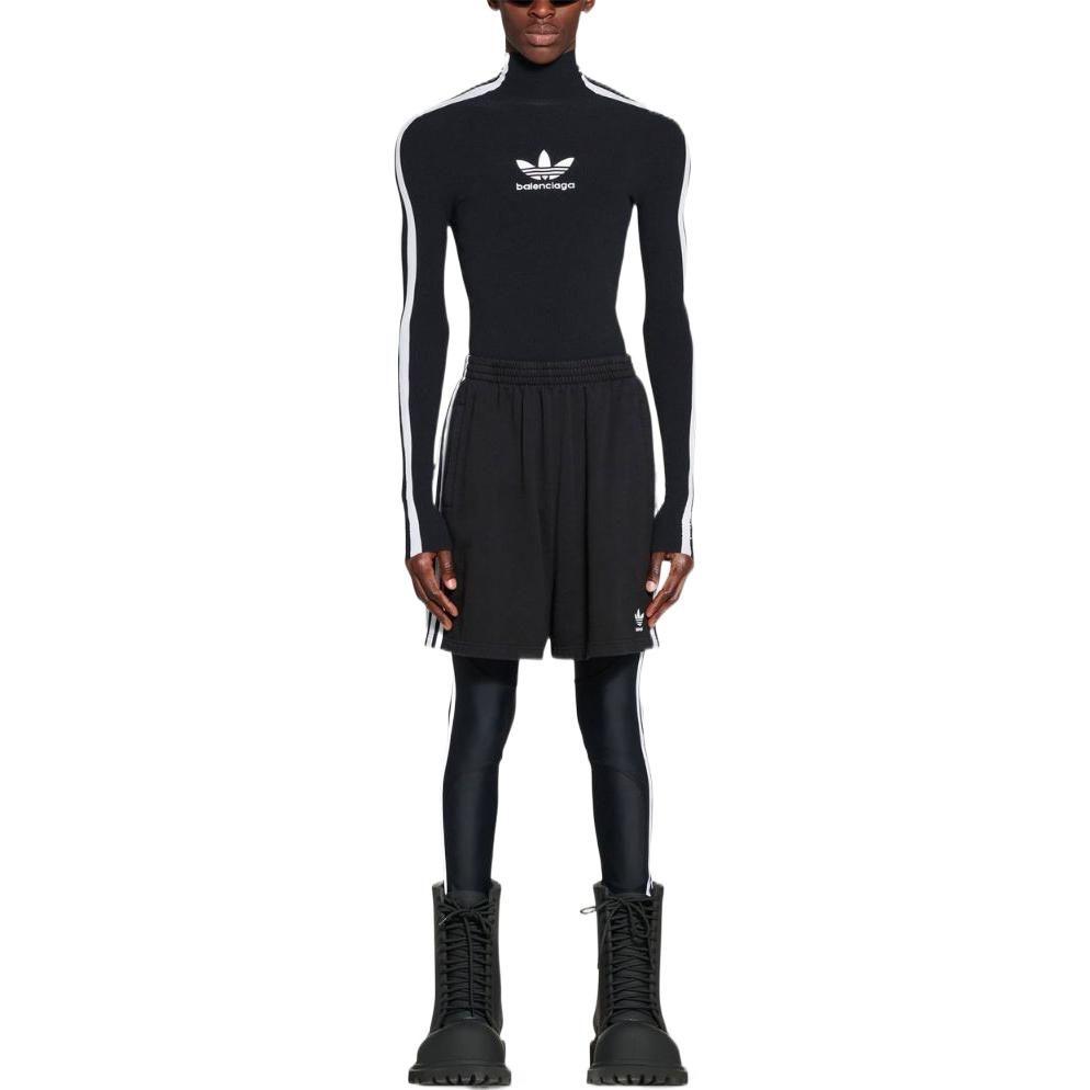 Balenciaga X Adidas Originals Осень/Зима 22 Повседневные Шорты Мужские Черные 723881TNVN28482