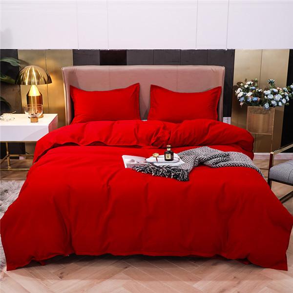 Bed Linens Bedding Sets Nordic Style Duvet Cover Set Quilt Cover and Pillowcase Double Sided Queen King Size