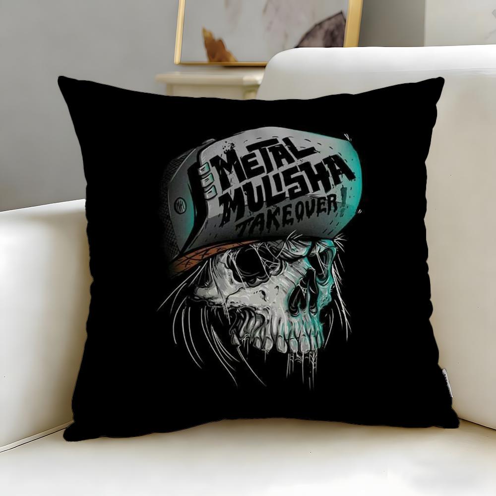 Классический бренд Metal Mulisha Наволочка Мягкая Легко стирается Подушка Универсальная для Дивана Кровати Путешествий и Офиса