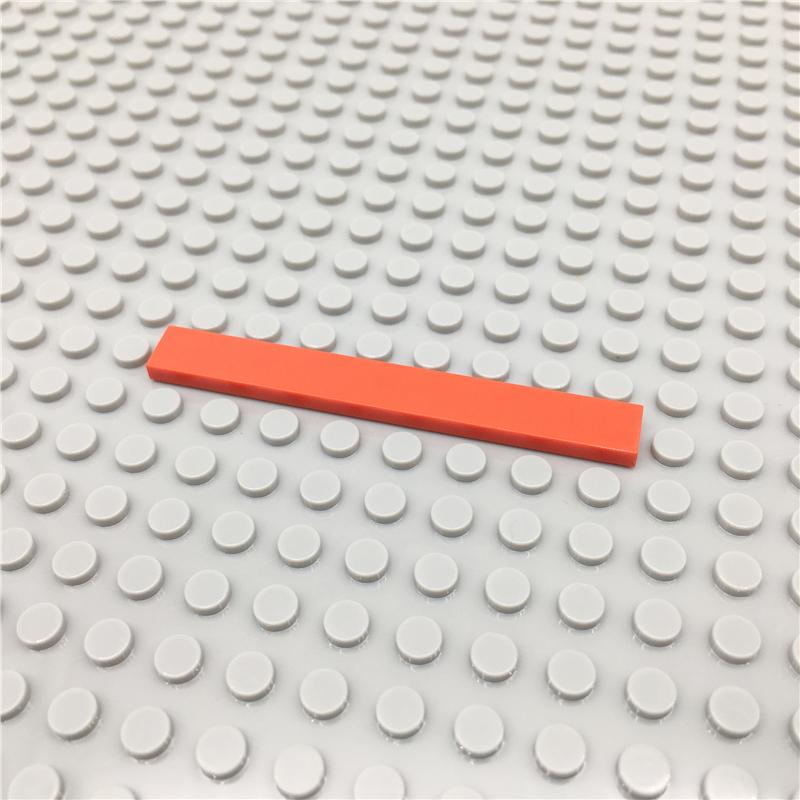 [Funbrick]80 ШТ. Плитка DIY Строительные Блоки Фигурка Кирпичики Гладкие 1x8 Образовательные Игрушки для Детей Размер Совместим с 416