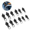 Zip Slider Replacement 3 Sizes 12Pieces No Tools Universal-Zip Fixers Zip Repair