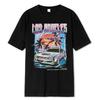 Los Angeles Vacation Printing Men Tshirt Oversized Loose Clothes Street Cotton T Shirts Fashion T-Shirts