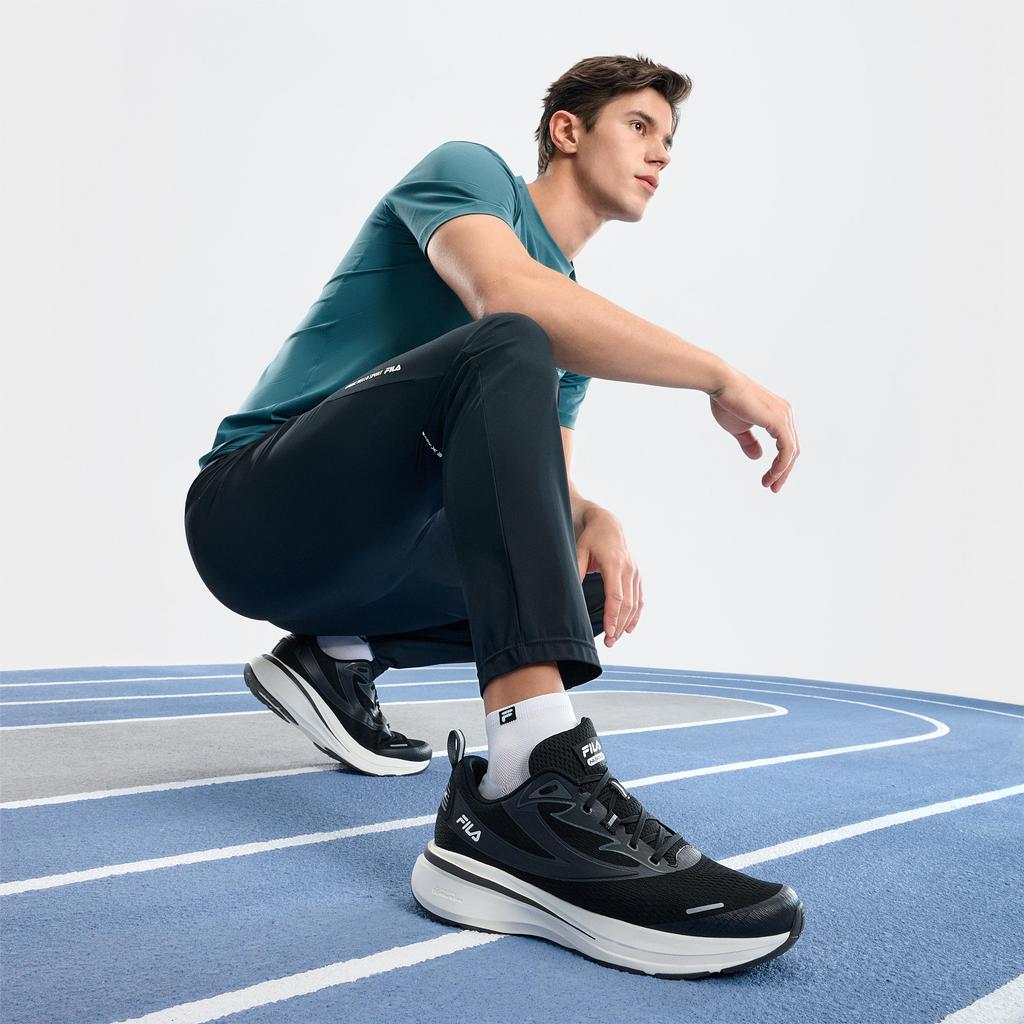 Fila Nuvole 1.0 City Running Low-Top Casual Trail Running Shoes Men Sneaker Black A12M421116FBB