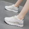 2025 New Mesh Dad Shoes Women's Spring Breathable Non-slip Sports Casual Shoes Lightweight Versatile Soft-soled White Shoes