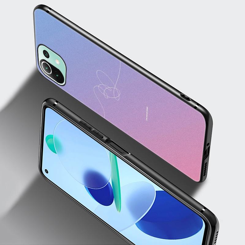 Чехол Love Yourself с цветком для Xiaomi Mi POCO X3 NFC F3 GT M3 11i 11 Ultra 10T Pro A2 11 Lite Redmi K40 K20 7 7A, черный мягкий чехол