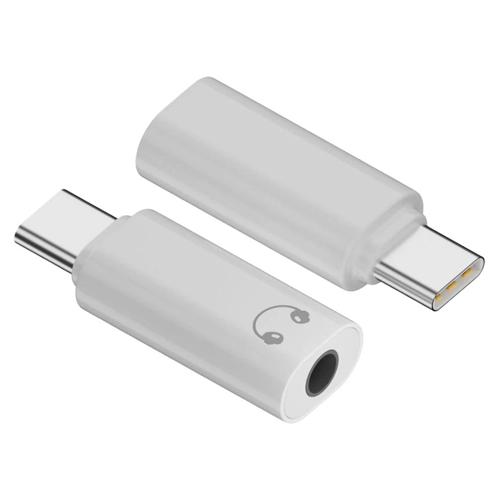 Type C To 3.5mm Audio Adapter USB Type C To 3.5mm Aux Adapter Earphone AUX Adapter for iPhone 15 Samsung Galaxy S24 S23 Ultra