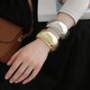 Цинк Цинковый сплав Манжеты Браслеты Золото Серебро Преувеличенный Браслет Темперамент Широкий Открытый Браслет Девушки