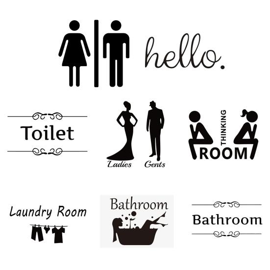 Простой в использовании портативный креативный здоровый DIY декор туалетная наклейка туалетная наклейка