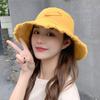 Hat Women'S Summer Big Brim Japanese Face Cover Summer Big Brim Fisherman Versatile Shade Tide Fashion Sunscreen Hat