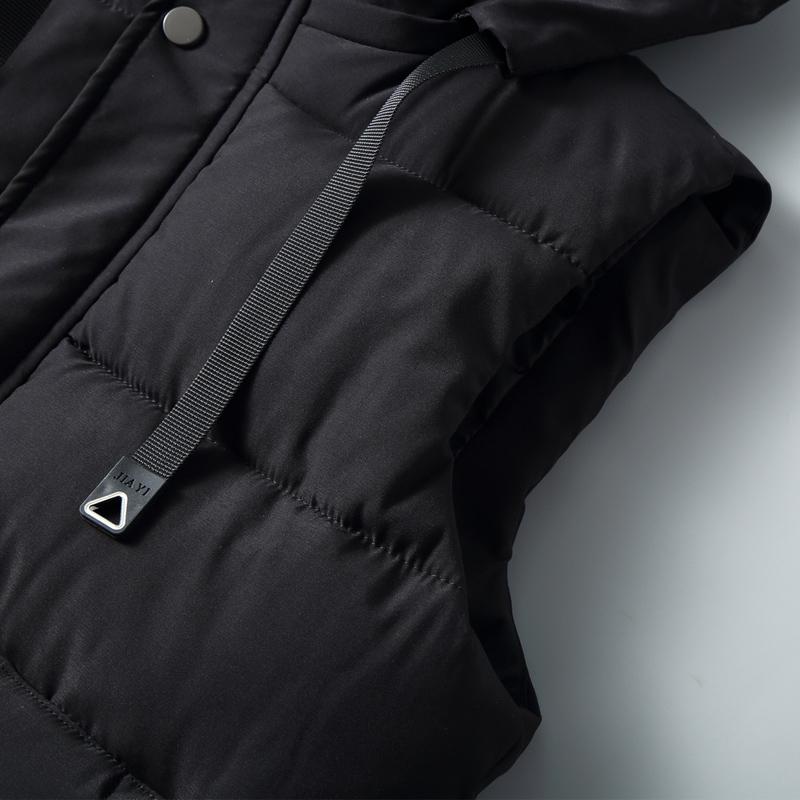 Осенне-зимние мужские куртки без рукавов с капюшоном, новинка 2022 года, повседневный теплый мужской жилет больших размеров M-5XL