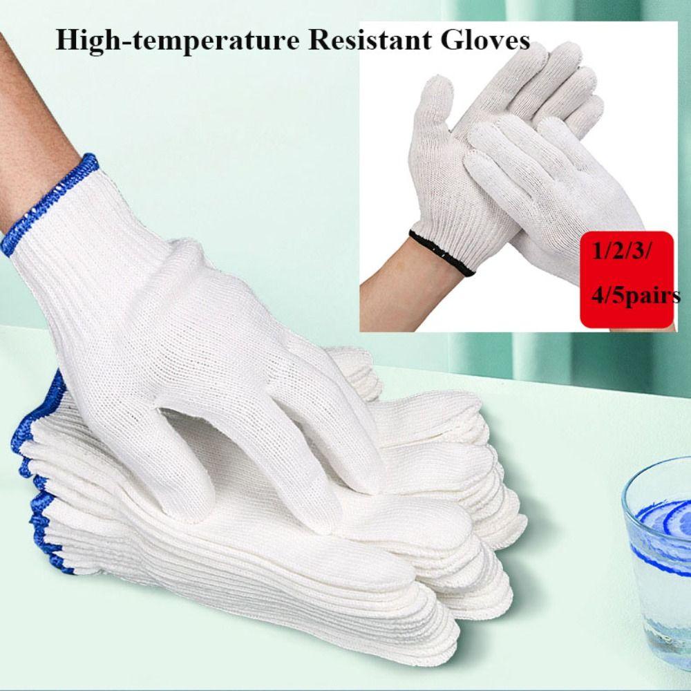 1/2/3/4/5 пар термостойких перчаток для барбекю, кухонных перчаток для духовки, защиты рук
