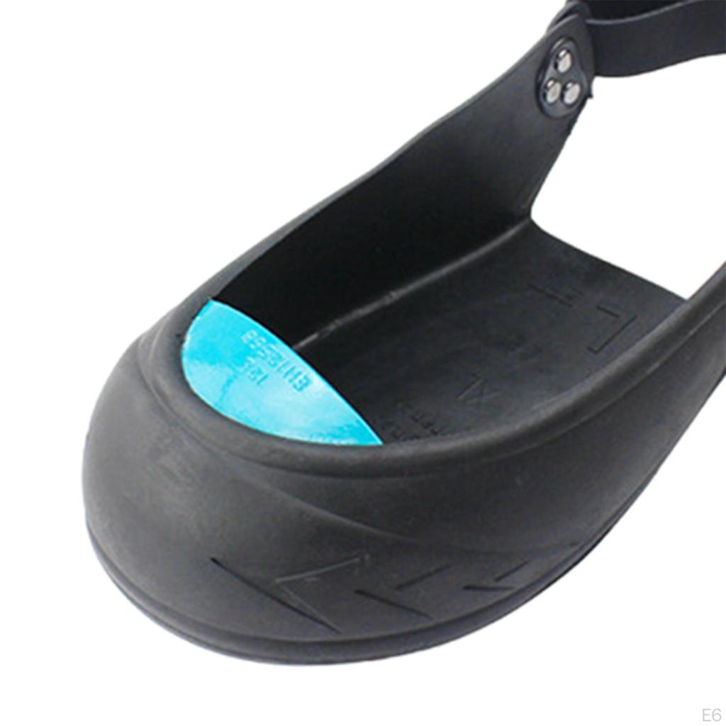 2 Pieces Anti Smashing Shoes Covers Overshoes Workplace Cover for Workplace, Rubber Adjustable