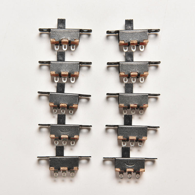 20 шт. 3 штыревых контакта под пайку 2-позиционный переключатель On/On SPDT Panel Mini Vertical Slide