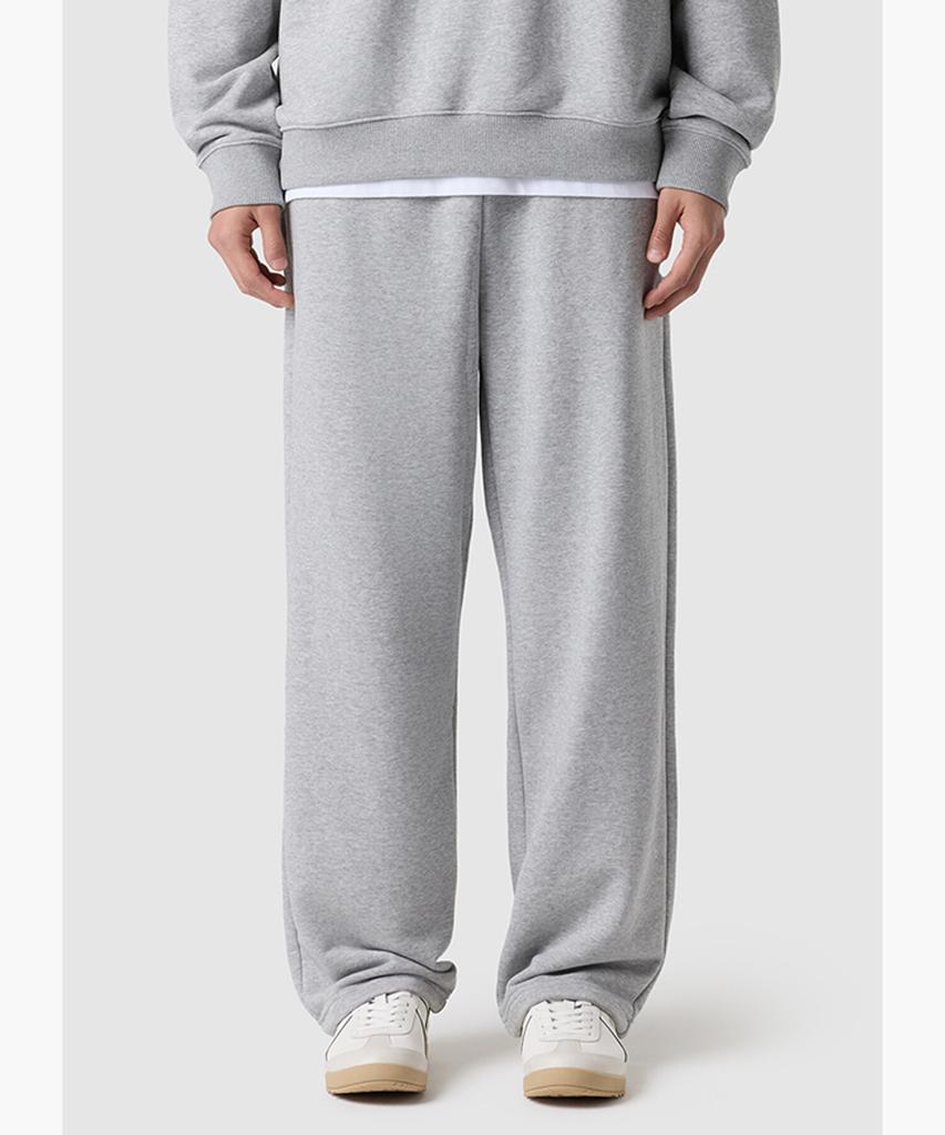 LECOQ Унисекс Базовые брюки из махровой ткани Regular Straight Fit - Серый Qr123Lfp11